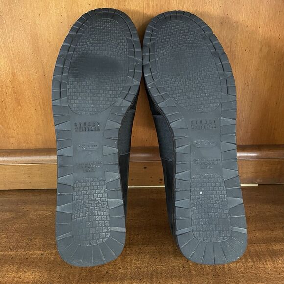 Stuart Weitzman Leather Suede Loafer Black Slip On Stretch Band Women's Size 10 - Picture 7 of 12